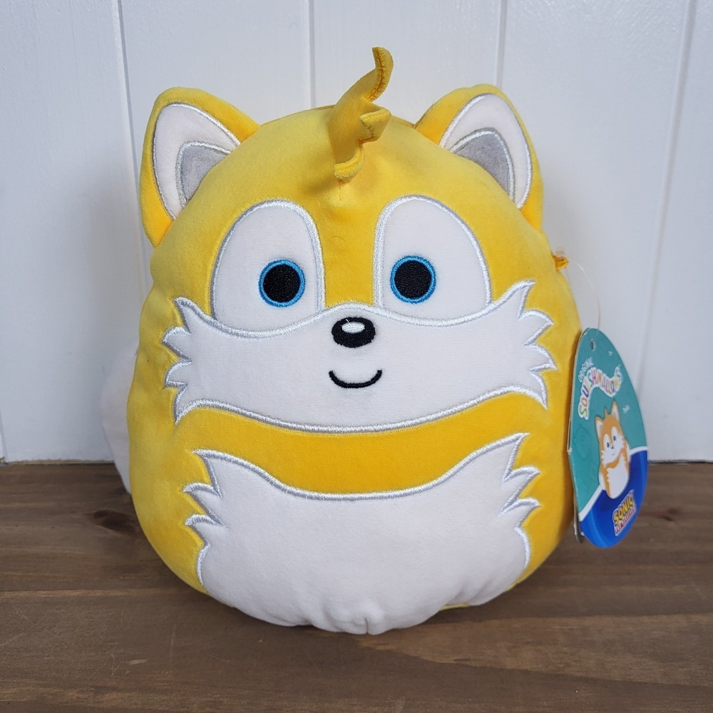 Squishmallows TAILS Sonic The Headgehog 8" Plush With Tags 2023